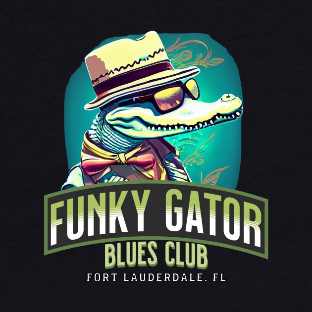 Funky Gator Blues Club by LarryNaderPhoto